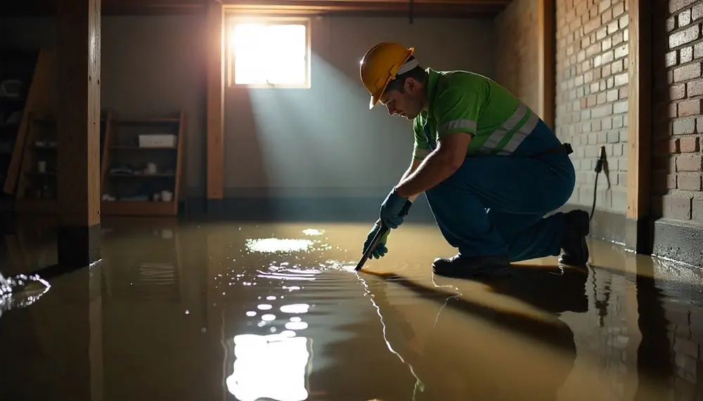 Professional water damage restoration services in Romayor, TX